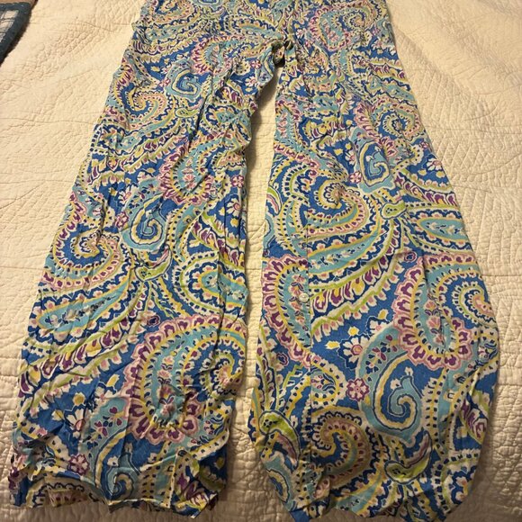 Vera Bradley Vintage Pattern Pajama Bottoms XL - Picture 1 of 13